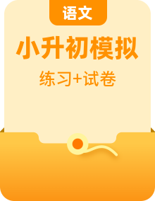 2021-2022学年小升初人教部编版七年级新生分班考试语文模拟演练卷